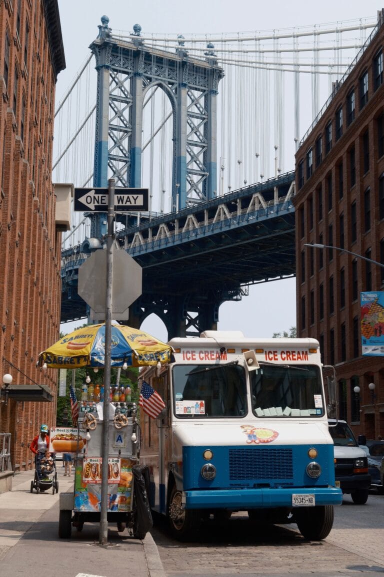 Helado artesanal en una heladería de Nueva York