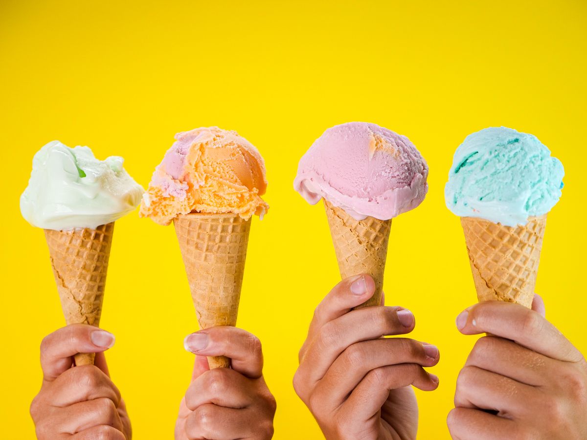 Cucuruchos de helado de colores: el Día del Niño en la heladería