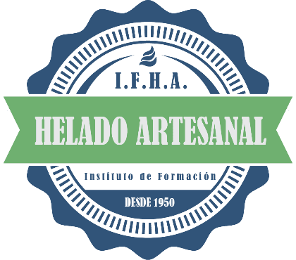 Instituto de Formación del Helado Artesanal 23 Insignia del Instituto de Formación del Helado Artesanal, desde 1950