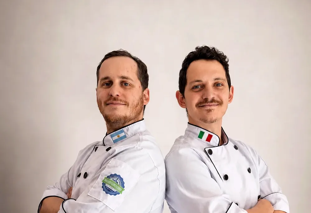 Lucas y Franco Alfonsin, maestros heladeros y directores de IFHA