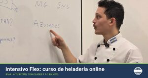 Intensivo Flex: curso de heladería online de IFHA, a tu ritmo y con clases uno a uno en vivo