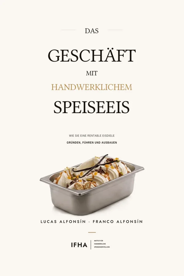 Tapa de «Das Geschäft mit dem handwerklichen Eis», edición en alemán del libro de IFHA