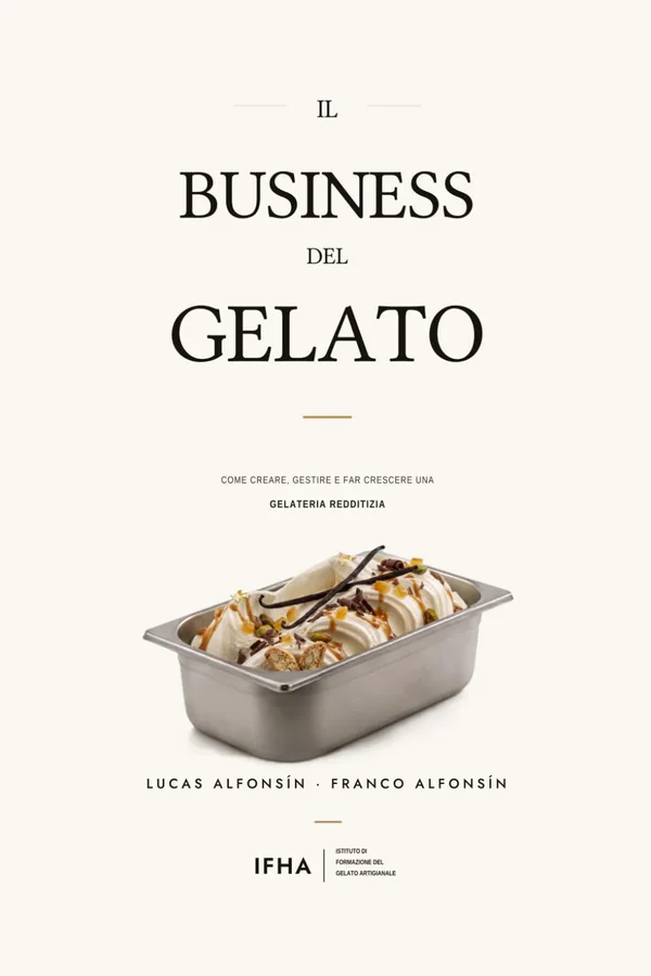 Tapa de «Il Business del Gelato», edición en italiano del libro de IFHA